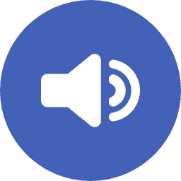 Circled audio icon for Fluentize.